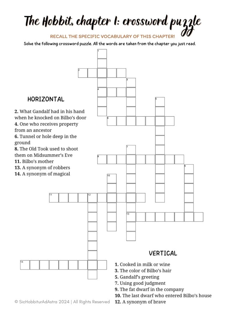 Middle School ELA: Enhance Learning with Crossword Puzzles
